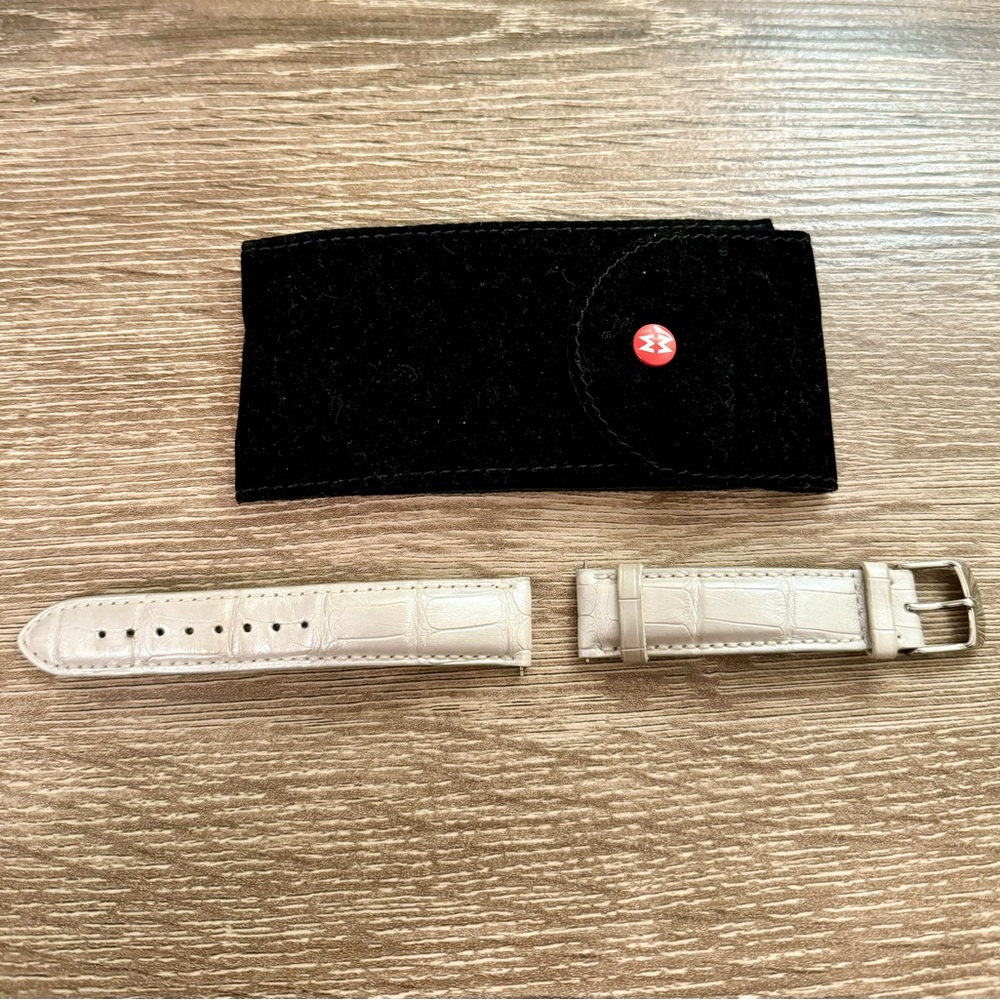 MICHELE Alligator Leather Watch Strap 18mm